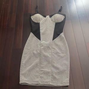 Black and white dress